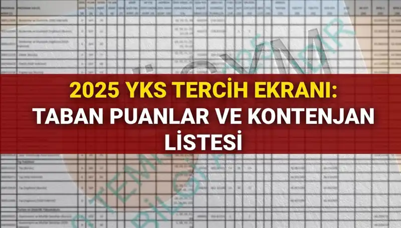 2025 YKS Tercih Süreci Başladı! Tüm Detaylar Burada