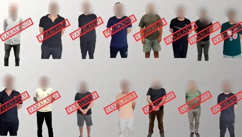Kırmızı Bültenle Aranan 14 Şüpheli Operasyonla Ele Geçirildi